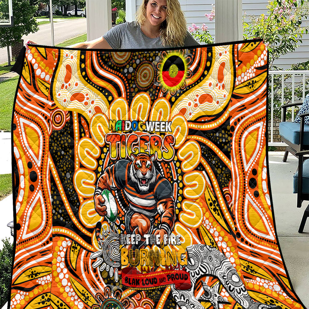 NAIDOC Week 2024 Tigers Quilt Mascot Rugby