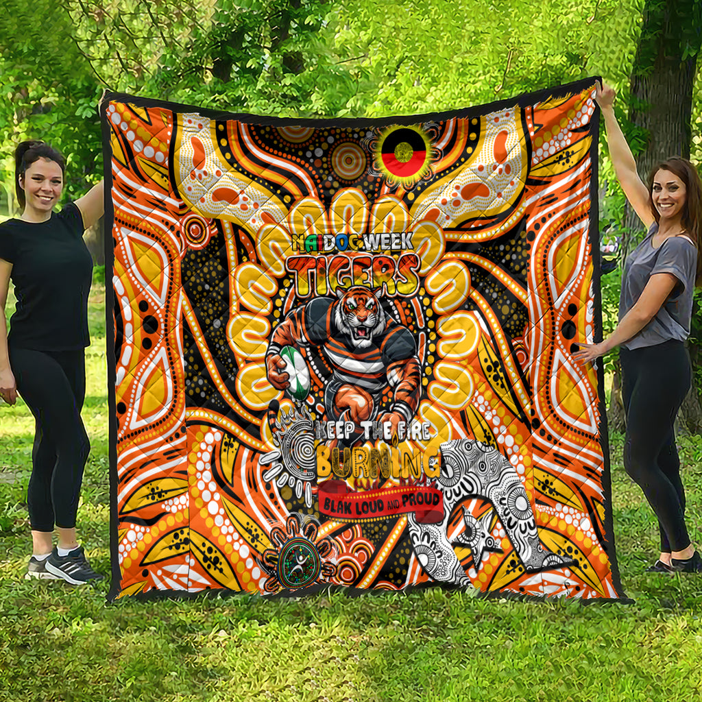 NAIDOC Week 2024 Tigers Quilt Mascot Rugby