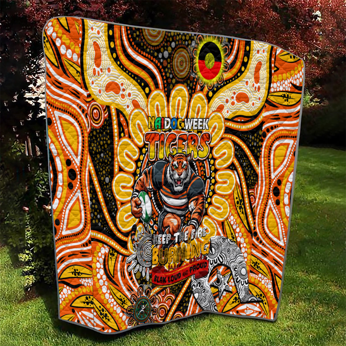 NAIDOC Week 2024 Tigers Quilt Mascot Rugby