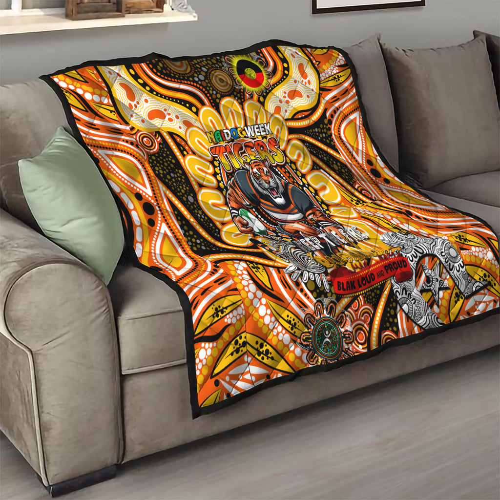 NAIDOC Week 2024 Tigers Quilt Mascot Rugby
