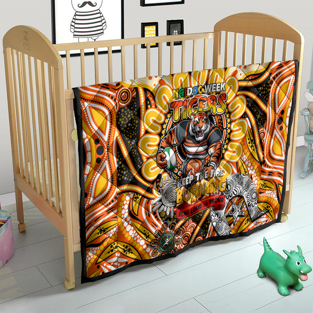 NAIDOC Week 2024 Tigers Quilt Mascot Rugby