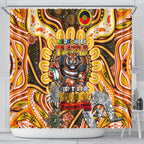 NAIDOC Week 2024 Tigers Shower Curtain Mascot Rugby