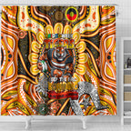 NAIDOC Week 2024 Tigers Shower Curtain Mascot Rugby