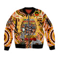 Custom NAIDOC Week 2024 Tigers Sleeve Zip Bomber Jacket Mascot Rugby