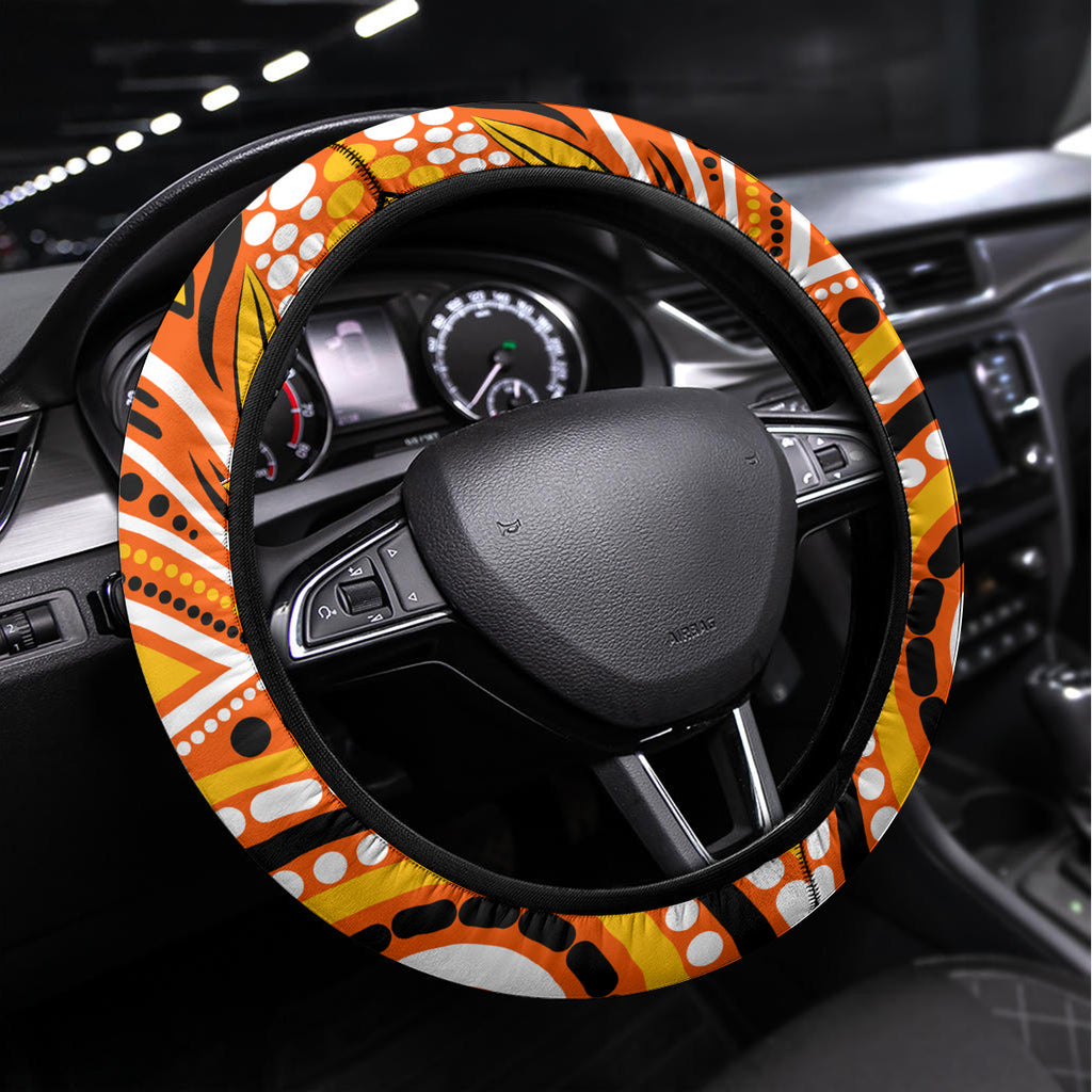 NAIDOC Week 2024 Tigers Steering Wheel Cover Mascot Rugby