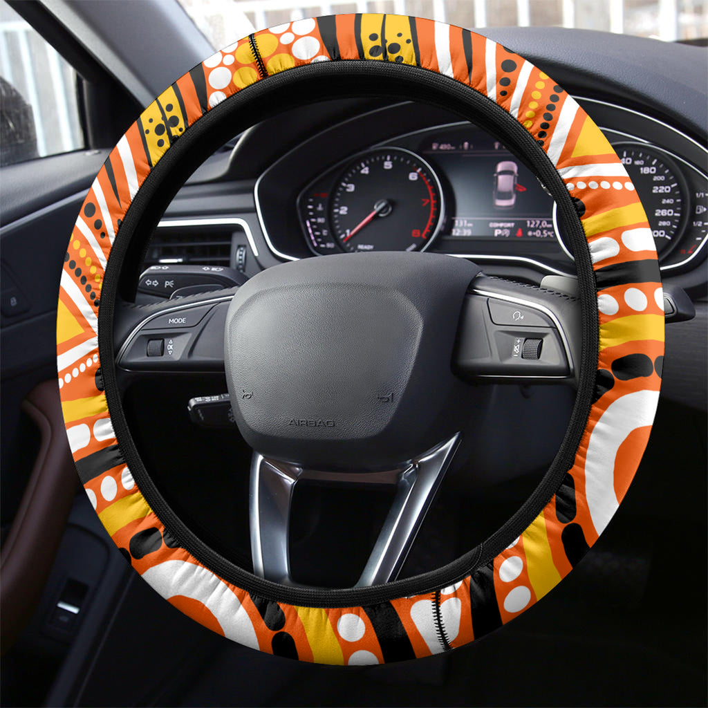 NAIDOC Week 2024 Tigers Steering Wheel Cover Mascot Rugby