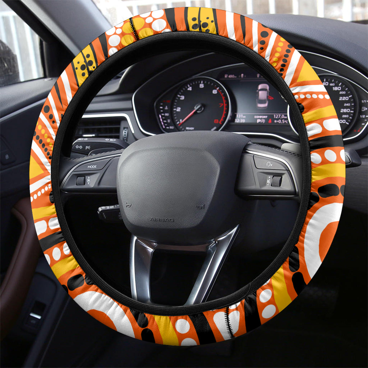 NAIDOC Week 2024 Tigers Steering Wheel Cover Mascot Rugby