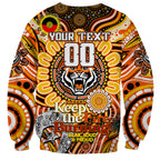 Custom NAIDOC Week 2024 Tigers Sweatshirt Mascot Rugby