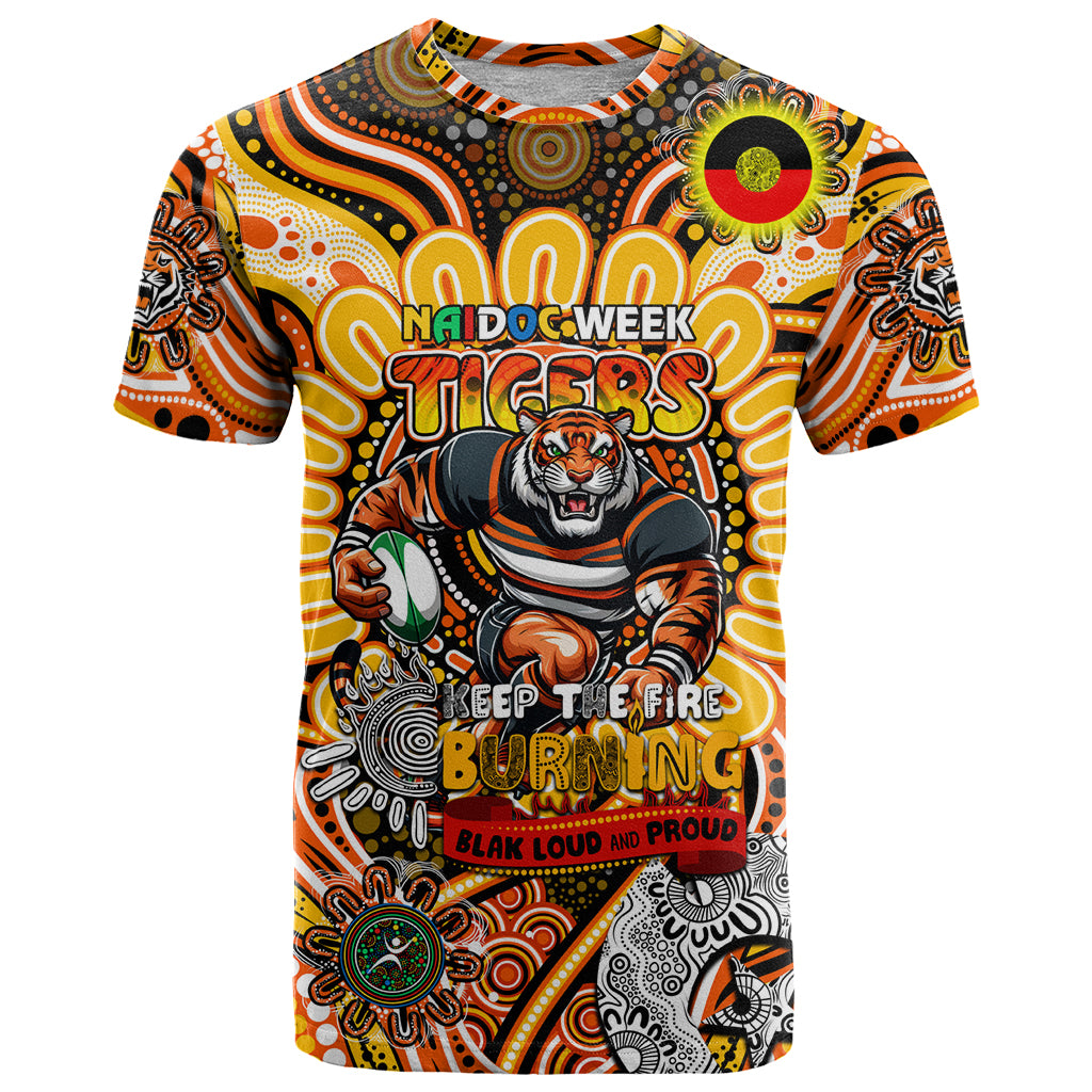 Custom NAIDOC Week 2024 Tigers T Shirt Mascot Rugby