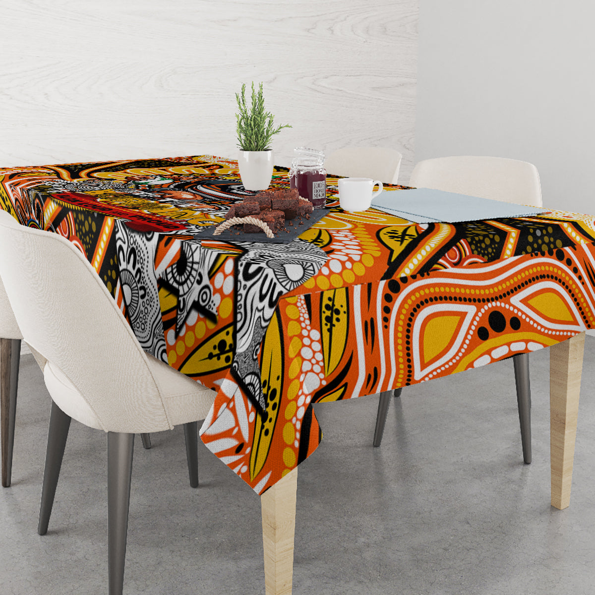 NAIDOC Week 2024 Tigers Tablecloth Mascot Rugby