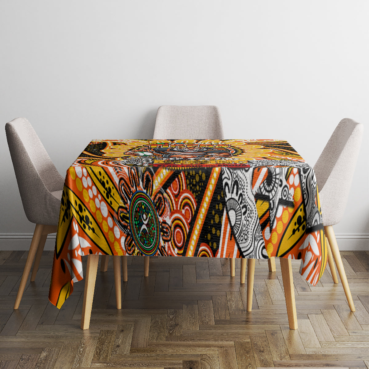 NAIDOC Week 2024 Tigers Tablecloth Mascot Rugby