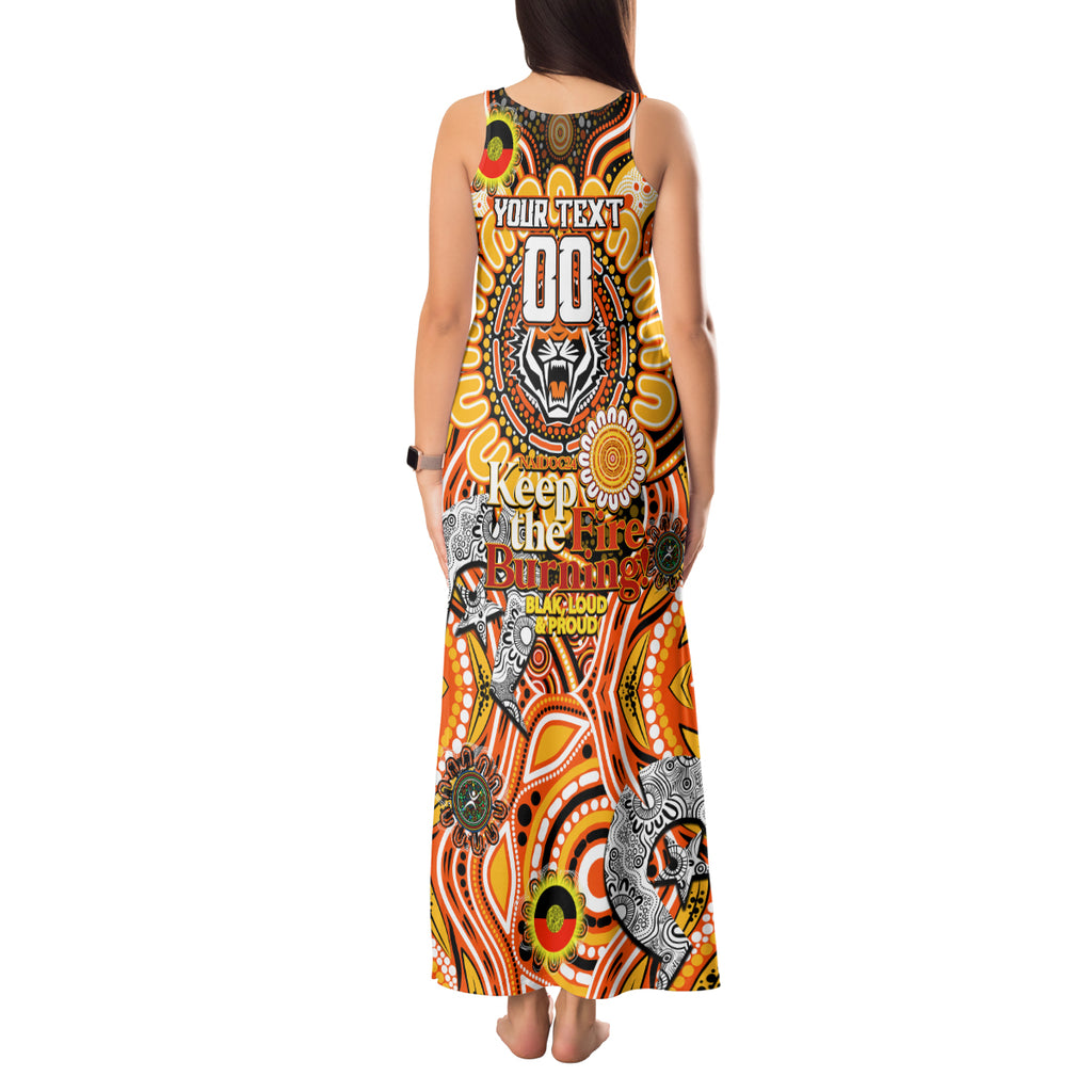 Custom NAIDOC Week 2024 Tigers Tank Maxi Dress Mascot Rugby