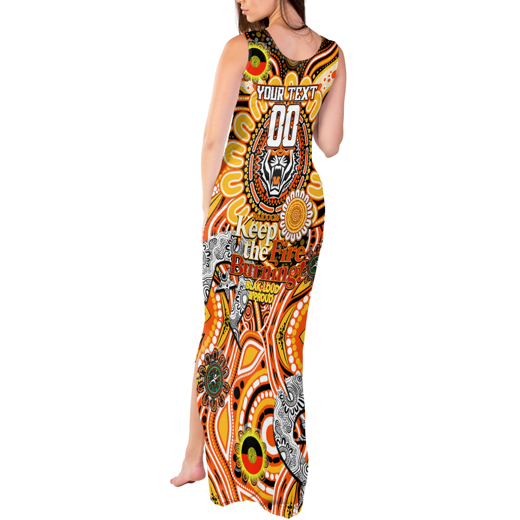 Custom NAIDOC Week 2024 Tigers Tank Maxi Dress Mascot Rugby
