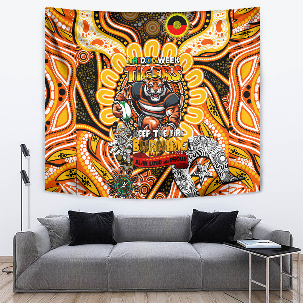 NAIDOC Week 2024 Tigers Tapestry Mascot Rugby