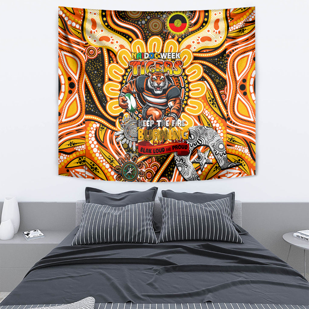 NAIDOC Week 2024 Tigers Tapestry Mascot Rugby