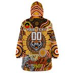 Custom NAIDOC Week 2024 Tigers Wearable Blanket Hoodie Mascot Rugby