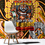 NAIDOC Week 2024 Tigers Window Curtain Mascot Rugby