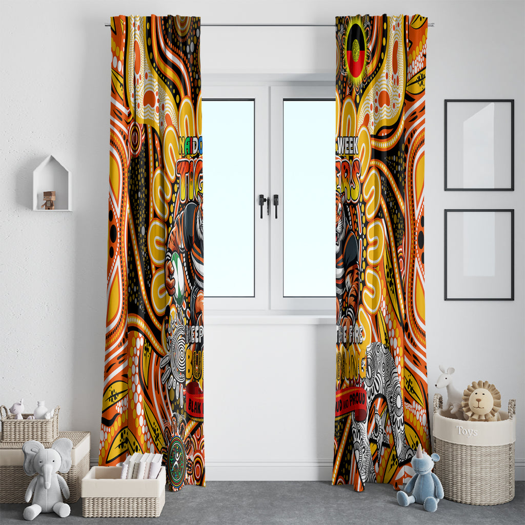 NAIDOC Week 2024 Tigers Window Curtain Mascot Rugby
