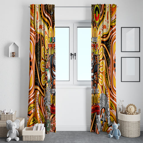 NAIDOC Week 2024 Tigers Window Curtain Mascot Rugby
