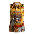 Custom NAIDOC Week 2024 Tigers Women Sleeveless Polo Shirt Mascot Rugby