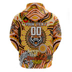 Custom NAIDOC Week 2024 Tigers Zip Hoodie Mascot Rugby