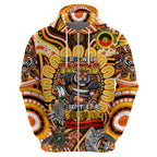 Custom NAIDOC Week 2024 Tigers Zip Hoodie Mascot Rugby