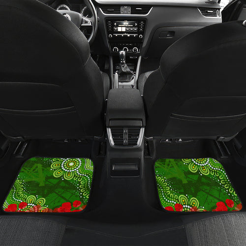 Personalised Australia Rugby Raiders ANZAC Car Mats Canberra Scratch Style
