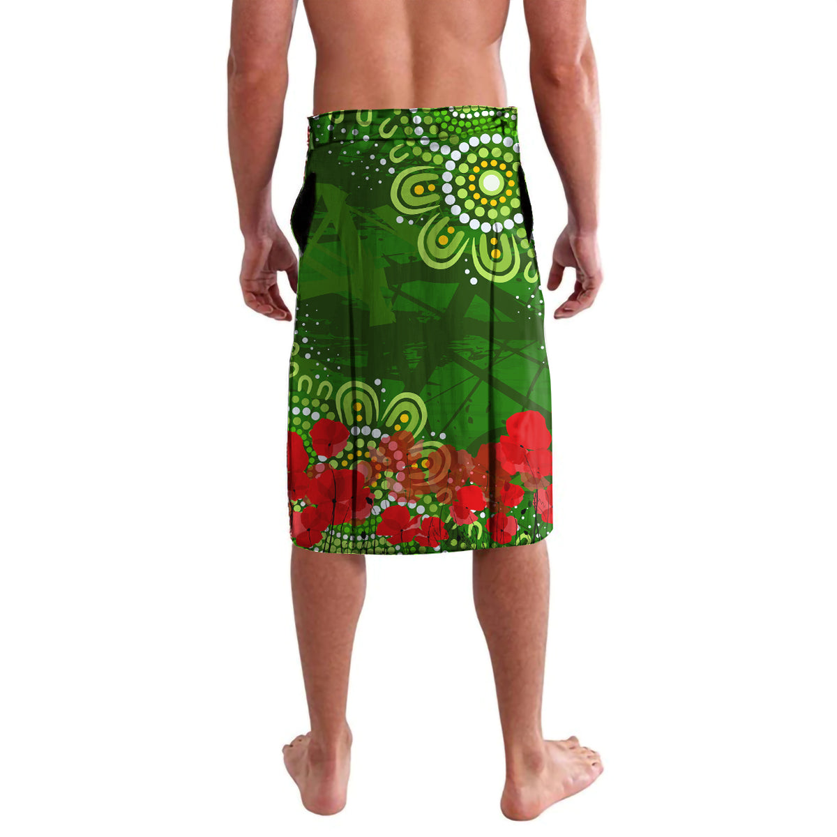Personalised Australia Rugby Raiders ANZAC Lavalava Canberra Scratch Style