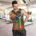 Personalised Australia Rugby Raiders ANZAC Men Tank Top Canberra Scratch Style