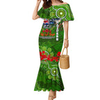Personalised Australia Rugby Raiders ANZAC Mermaid Dress Canberra Scratch Style