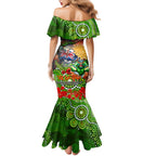 Personalised Australia Rugby Raiders ANZAC Mermaid Dress Canberra Scratch Style