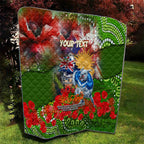 Personalised Australia Rugby Raiders ANZAC Quilt Canberra Scratch Style