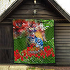 Personalised Australia Rugby Raiders ANZAC Quilt Canberra Scratch Style