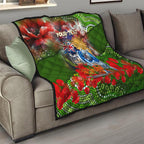 Personalised Australia Rugby Raiders ANZAC Quilt Canberra Scratch Style