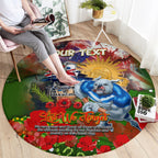 Personalised Australia Rugby Raiders ANZAC Round Carpet Canberra Scratch Style