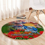 Personalised Australia Rugby Raiders ANZAC Round Carpet Canberra Scratch Style