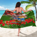 Personalised Australia Rugby Raiders ANZAC Sarong Canberra Scratch Style