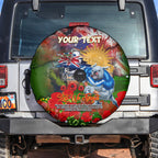Personalised Australia Rugby Raiders ANZAC Spare Tire Cover Canberra Scratch Style