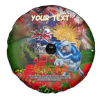 Personalised Australia Rugby Raiders ANZAC Spare Tire Cover Canberra Scratch Style