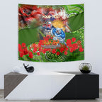 Personalised Australia Rugby Raiders ANZAC Tapestry Canberra Scratch Style
