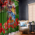 Personalised Australia Rugby Raiders ANZAC Window Curtain Canberra Scratch Style