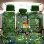 Personalised NAIDOC Week 2024 Raiders Back Car Seat Cover Australia Fire Burning