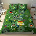 Personalised NAIDOC Week 2024 Raiders Bedding Set Australia Fire Burning