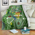 Personalised NAIDOC Week 2024 Raiders Blanket Australia Fire Burning