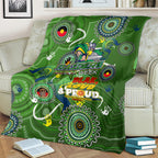 Personalised NAIDOC Week 2024 Raiders Blanket Australia Fire Burning