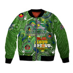 Personalised NAIDOC Week 2024 Raiders Bomber Jacket Australia Fire Burning
