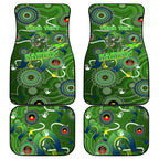 Personalised NAIDOC Week 2024 Raiders Car Mats Australia Fire Burning