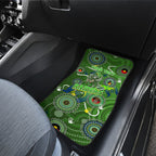 Personalised NAIDOC Week 2024 Raiders Car Mats Australia Fire Burning