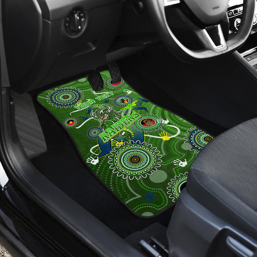Personalised NAIDOC Week 2024 Raiders Car Mats Australia Fire Burning