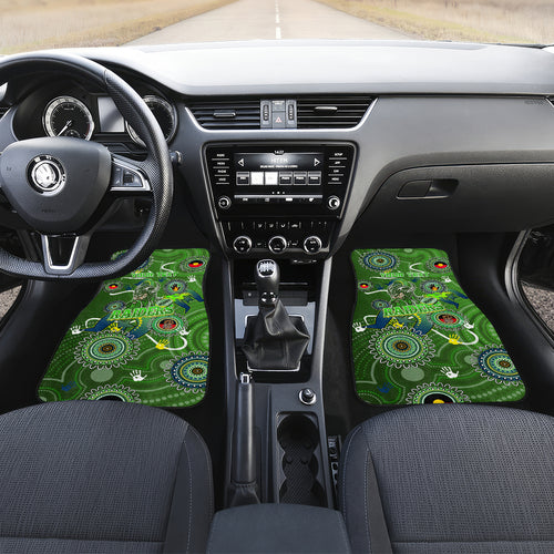Personalised NAIDOC Week 2024 Raiders Car Mats Australia Fire Burning